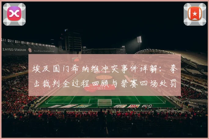 埃及国门希纳维冲突事件详解:拳击裁判全过程回顾与禁赛四场处罚分析