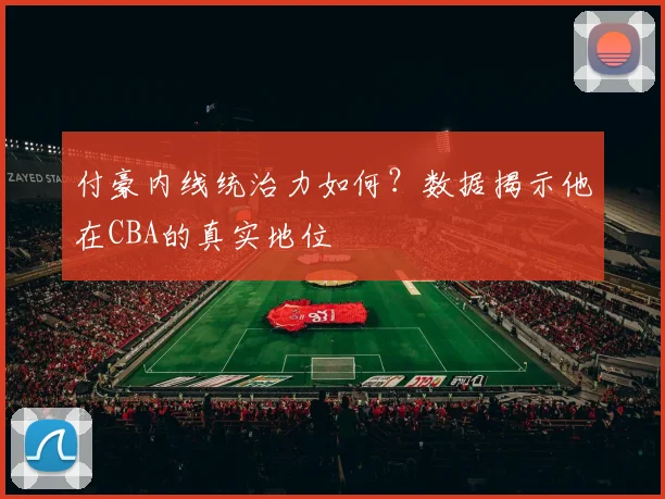 付豪内线统治力如何?数据揭示他在CBA的真实地位